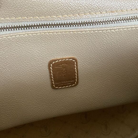 Trussardi Crespo Collection Italian Leather Unisex Messenger Bag Vintage - Picture 12 of 16